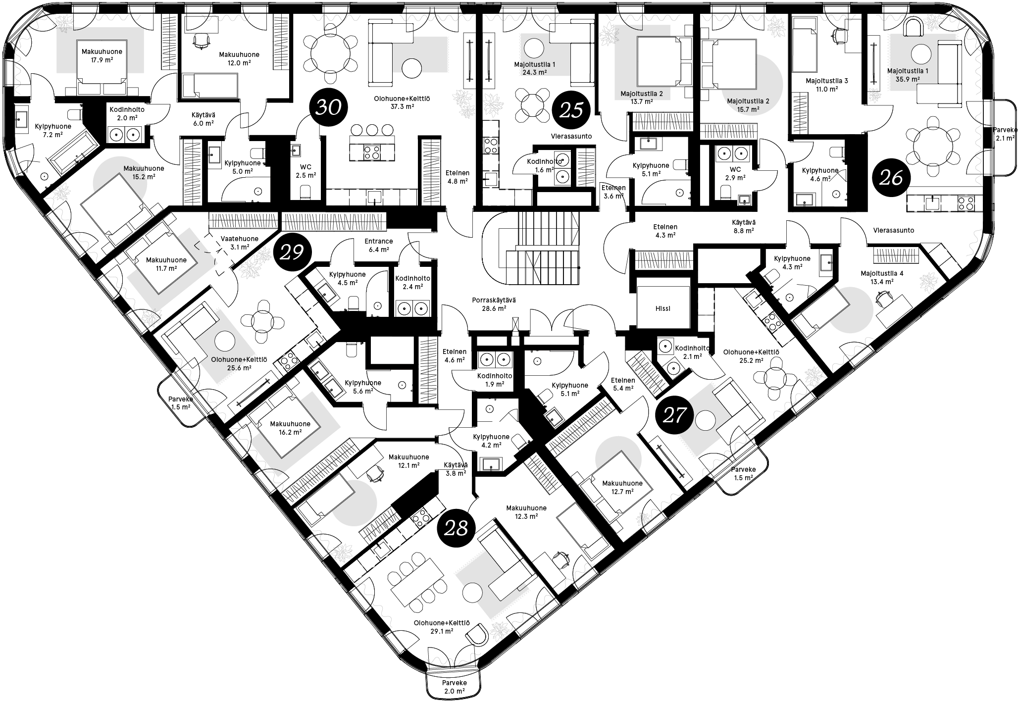 Floor plan - Huoneisto 29