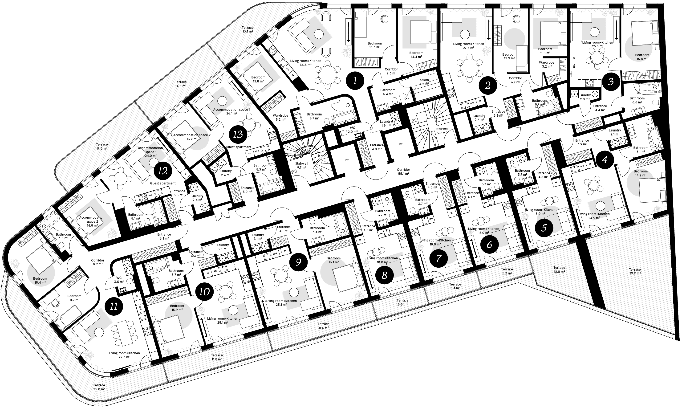 Floor plan - Apartment 2