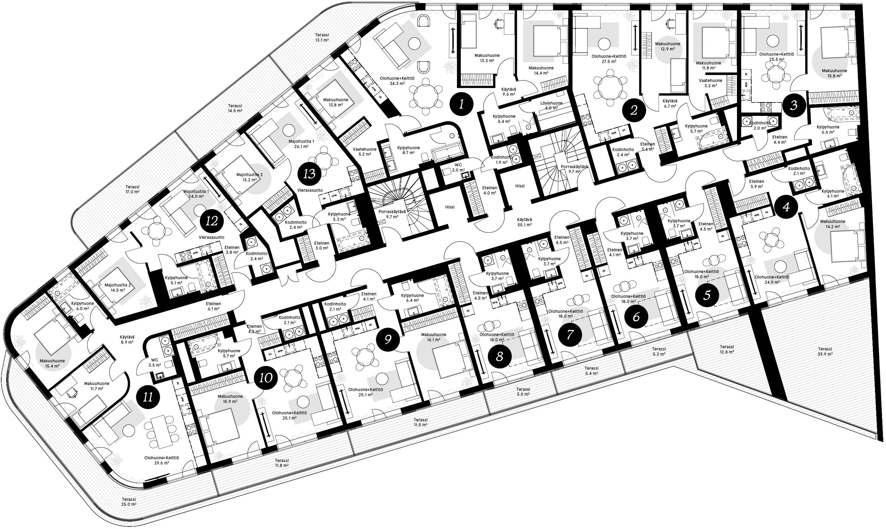 Floor plan - Huoneisto 6