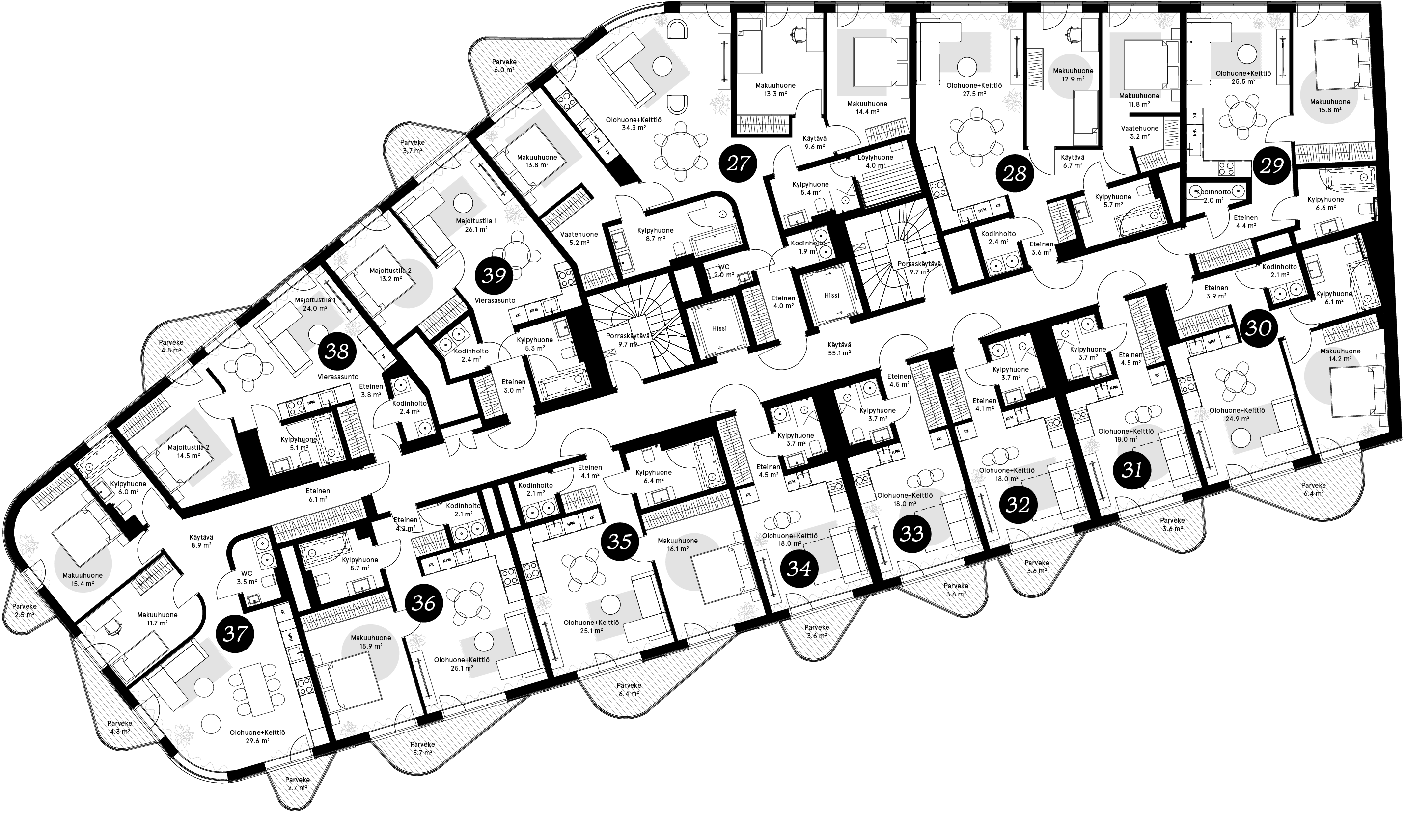 Floor plan - Huoneisto 38