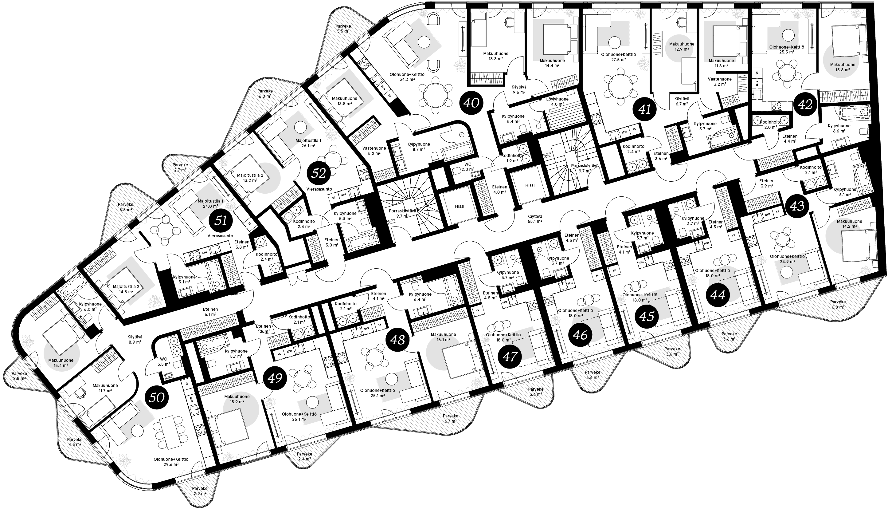 Floor plan - Huoneisto 50