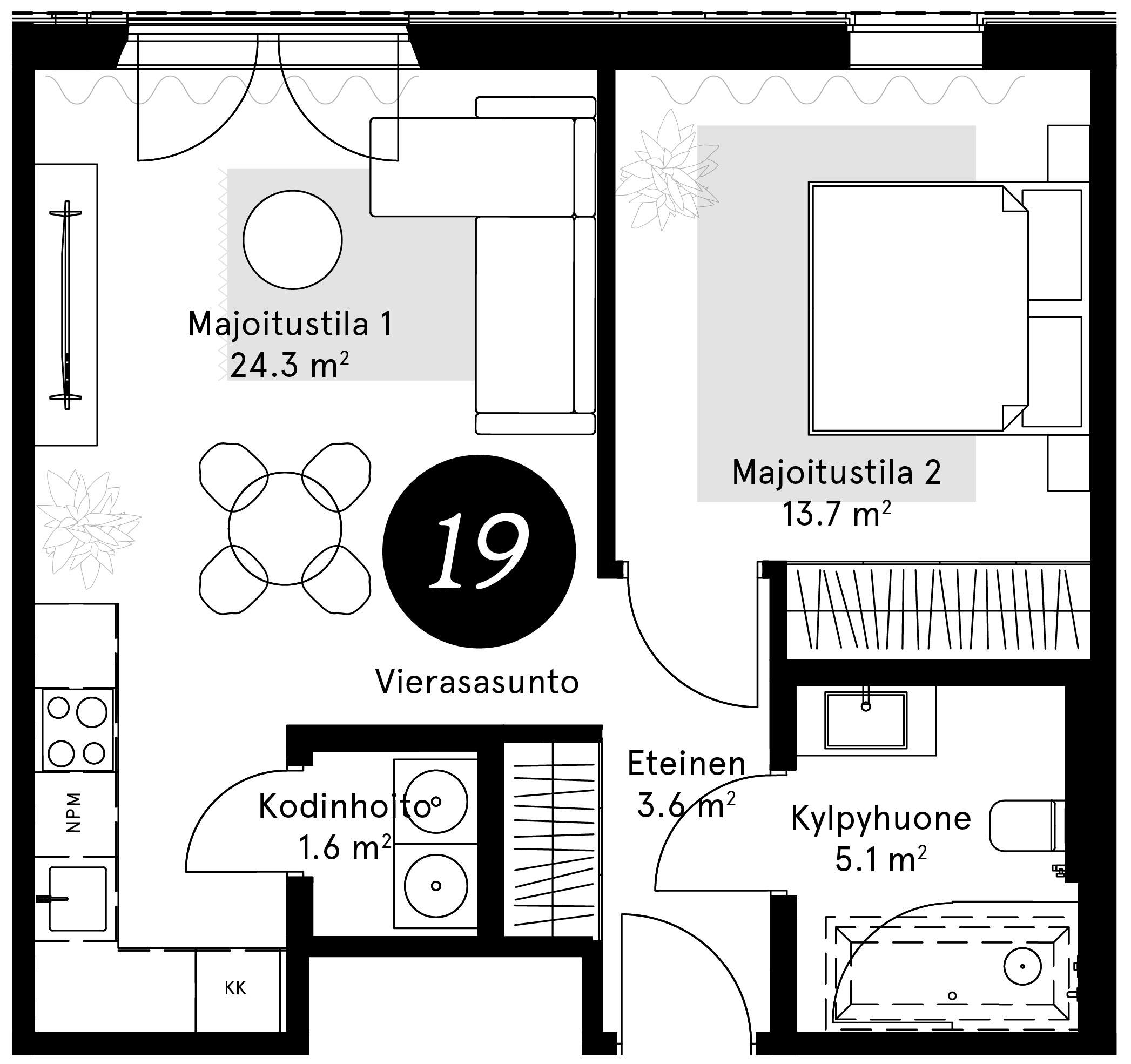 Huoneisto 19